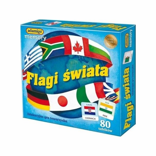 Adamigo Game Flags of the world memory - new