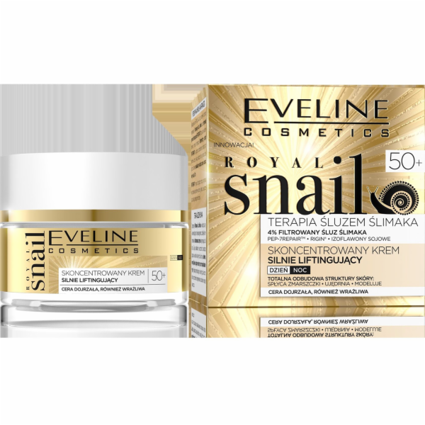 Eveline Royal Snail 50+ Concentrated Silně liftingový krém na den a noc 50 ml