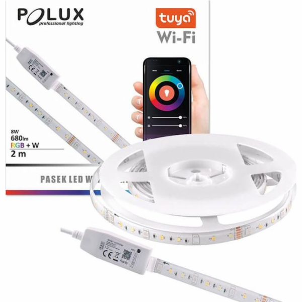 Polux LED pásek Polux Led WiFi pásek 2m 3000K+6000K+RGB 8W, 680lm Tuya