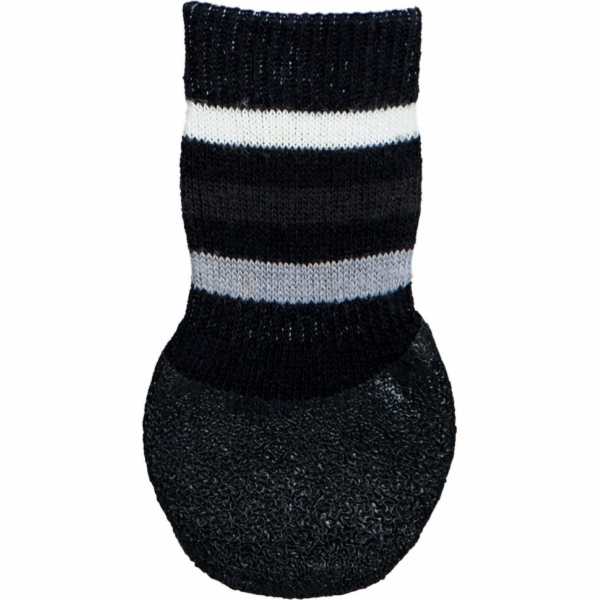 Trixie Protiskluzové ponožky pro psy L–XL 2 ks černé