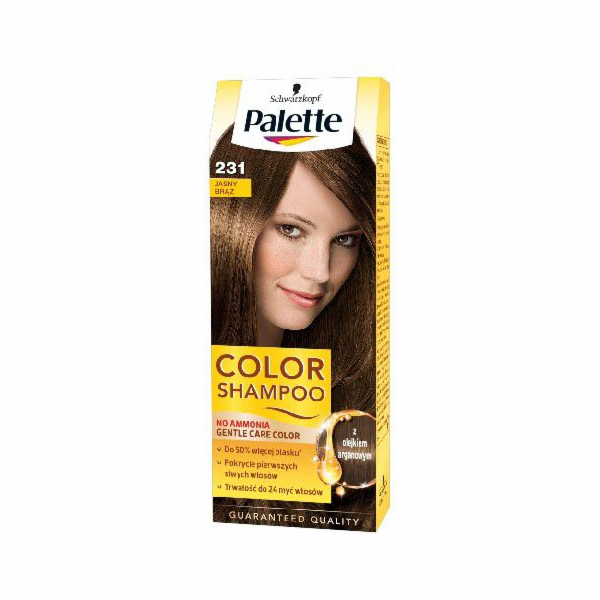 Palette Palette Color Shampoo Barvící šampon č. 231 Světle hnědá