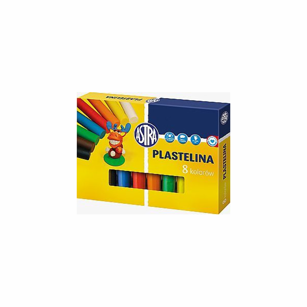 Plastelína Astra 8 barev