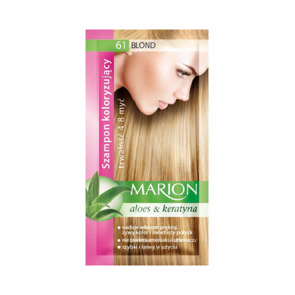 Marion Coloring šampon 4-8 umytí č. 61 blond 40 ml