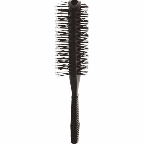 Intervion Antistatic Hair Brush, oboustranný průchozí kartáč s gumovou rukojetí