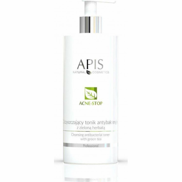 APIS Acne-Stop Cleansing Antibacterial Toner čistící antibakteriální tonikum se zeleným čajem 500 ml
