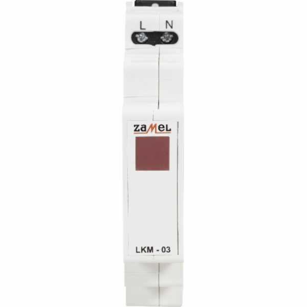 Zamel Indikátor napájení 230V LED červená LKM-03-10 (EXT10000044)