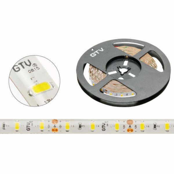 GTV LED pásek 5m 60ks/m 16W/m 12V (LD-5630-300-65-CB)