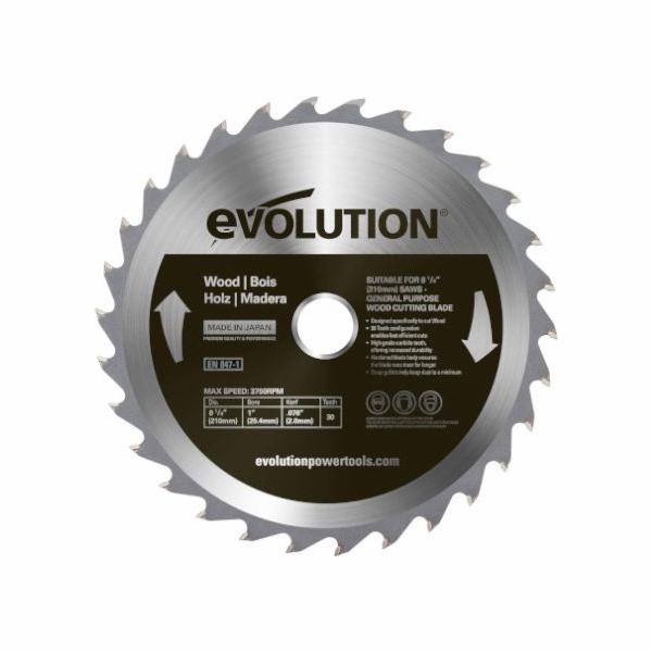 Pila Evolution Evolution na řezání dřeva 210mm t=30