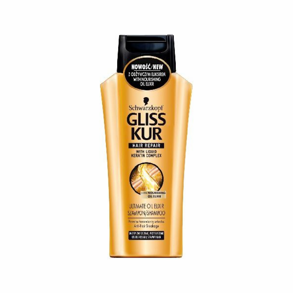 Schwarzkopf Gliss Kur Ultimate Oil Elixir Regenerační šampon 250 ml
