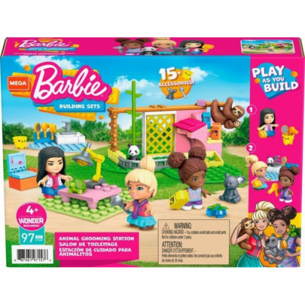 Mega Bloks Klocki Mega Construx Barbie Pet salon