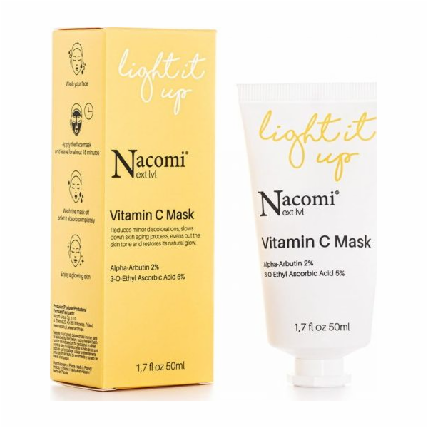 Nacomi Nacomi Next Level Vitamin C Mask rozjasňující maska s vitamínem C 50ml | DOPRAVA ZDARMA OD 250 PLN