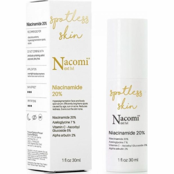 FLOSLEK Nacomi Next Level Niacinamides 20% spot obličejové sérum snižující změnu barvy 30ml | DOPRAVA ZDARMA OD 250 PLN