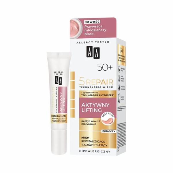 AA Technology of Age 5Repair 50+ Active Lifting revitalizační a rozjasňující oční krém 15ml