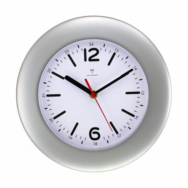 Stříbrné nástěnné hodiny MPM Quality E01