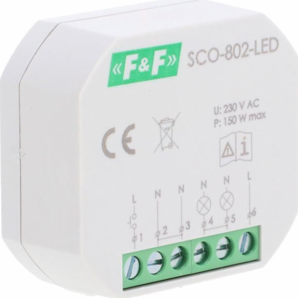 F&F SCO-802-LED stmívač osvětlení