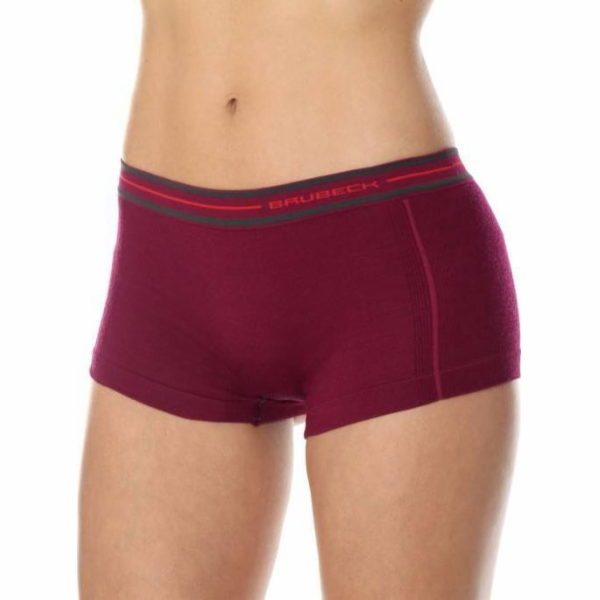 Brubeck BX10860 Dámské boxerky ACTIVE WOOL švestka S