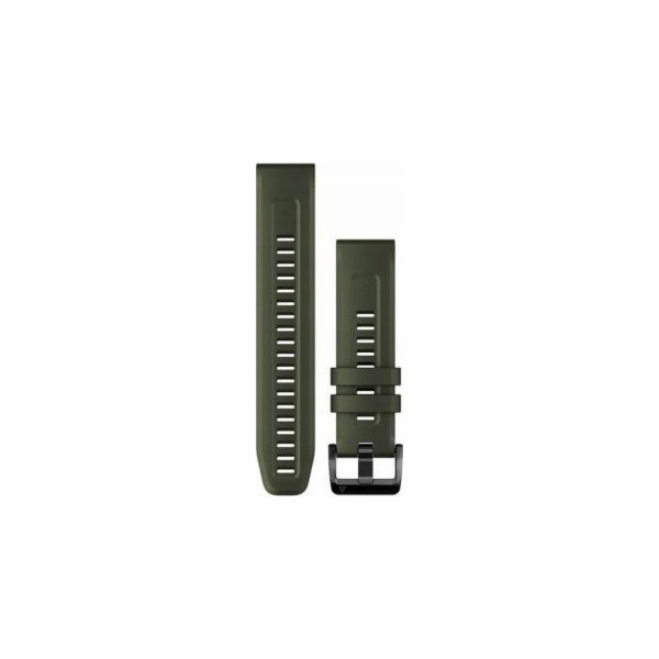 Garmin QuickFit 22 silikonový pásek na zápěstí (mechová / černá přezka) (010-13111-03)