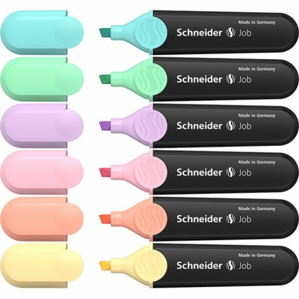 Schneider Job Pastel sada zvýrazňovačů 1-5 mm 6 ks.