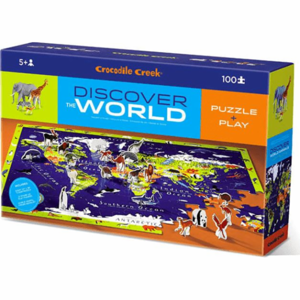 Crocodile Creek Explorer Puzzle - Svět