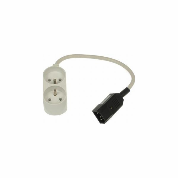 Napájecí kabel IEC320/GS ADAPTÉR