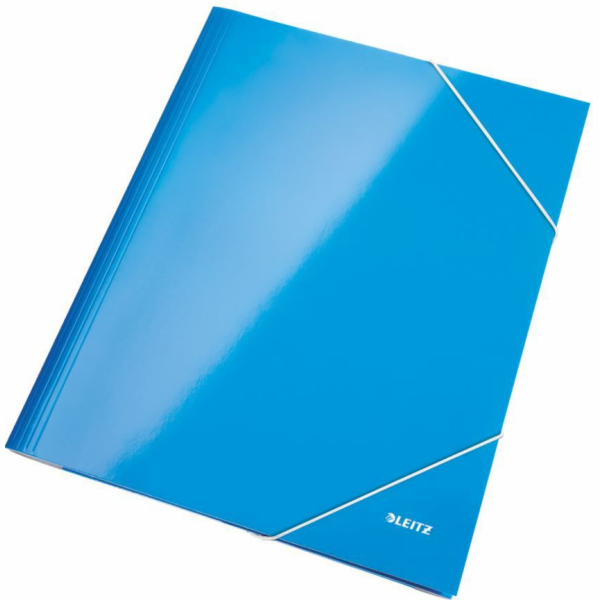 Leitz Leitz WOW složka s gumičkou, karton, modrá (39820036)