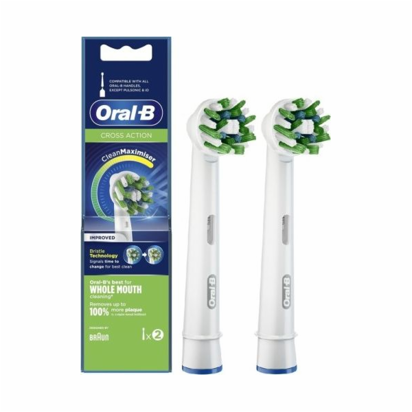 Hlavice Oral-B pro elektrický zubní kartáček CleanMaximiser EB50-2, 2 ks.