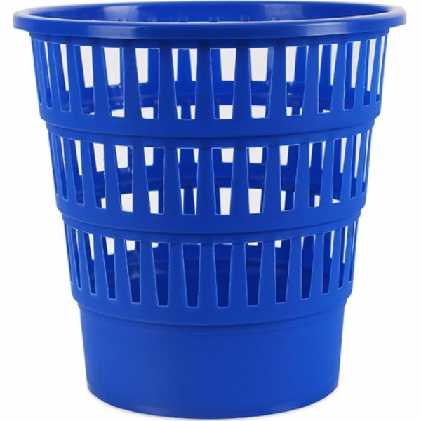Kancelářské potřeby modrý odpadkový koš