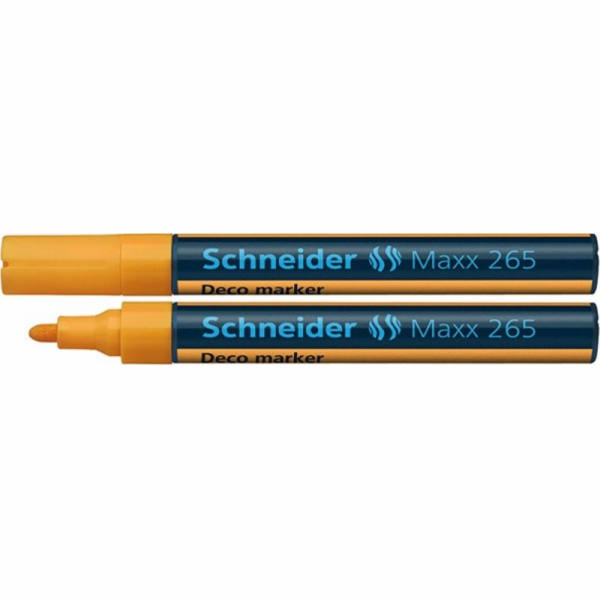 Křídový popisovač Schneider Maxx 265 Deco, oranžový