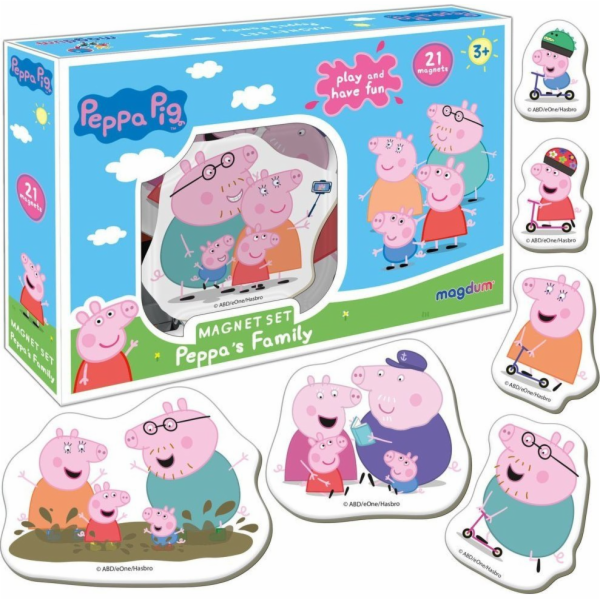 Peppa Pig Family - sada magnetů