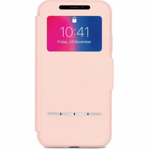 Moshi Moshi Sensecover – Iphone X Touch Flip Case (luna Pink)