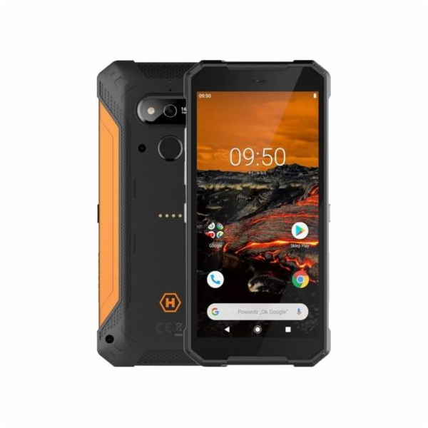 myPhone Hammer Explorer 3/32GB Dual SIM smartphone Černá a oranžová
