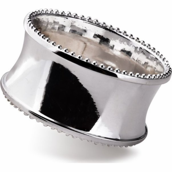 Affek Design ADRIANNE Držák na ubrousky stříbrný prsten 4,8x4,8x2,5cm