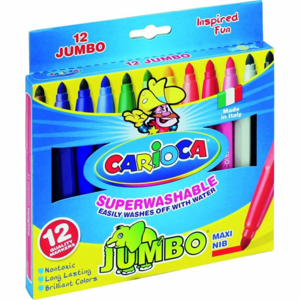 Carioca Jumbo fixy 12 barev bls CARIOCA - 134328