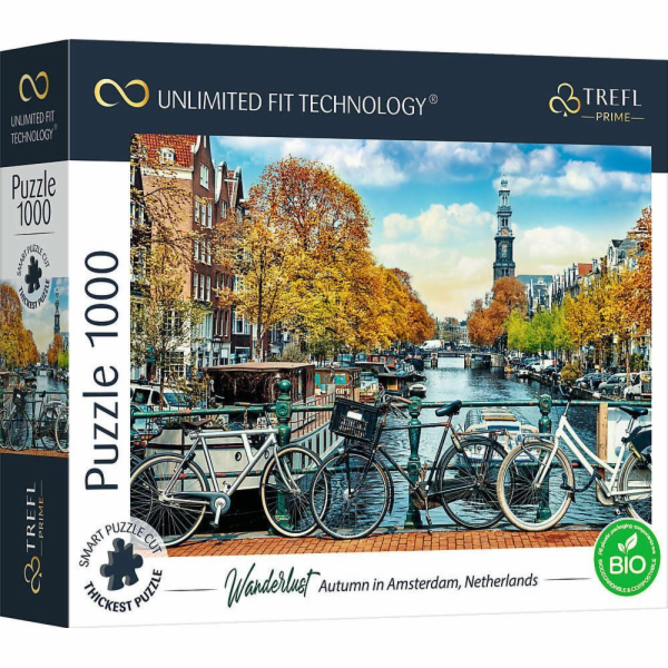 Trefl Puzzle 1000 Autumn in Amsterdam Unlimited Fit Technology