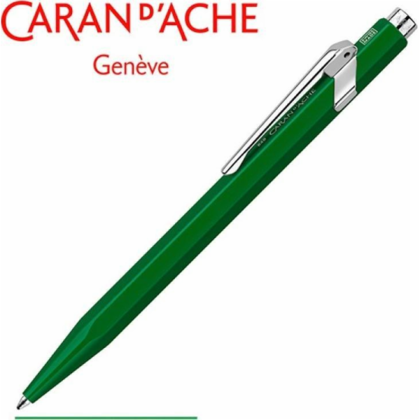 Caran d`Arche CARAN D'ACHE 849 Classic Line kuličkové pero, M, zelené se zelenou náplní