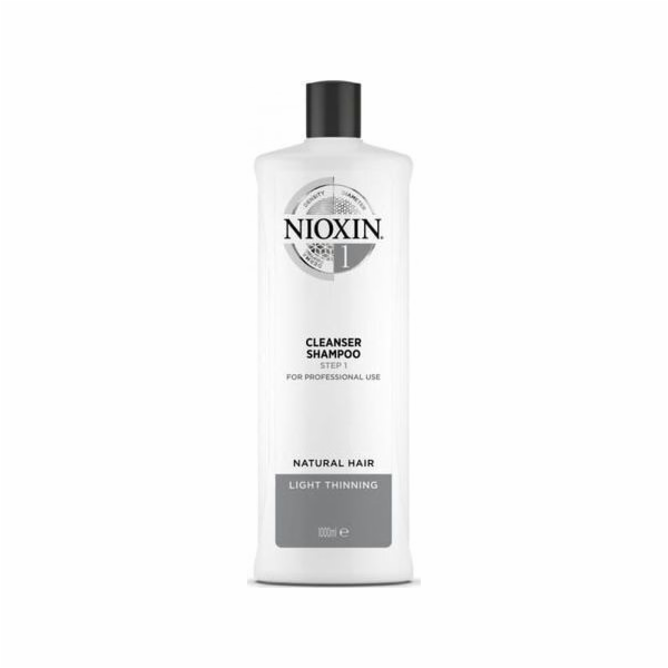Nioxin Purifying šampon pro normální, mírně řídnoucí vlasy