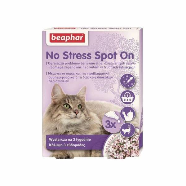 Beaphar Cat No stress spot - 3 x 0.4 ml