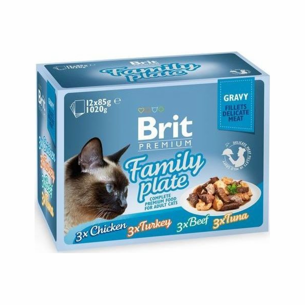 BRIT Premium Cat Pouch Gravy Fillet Fam