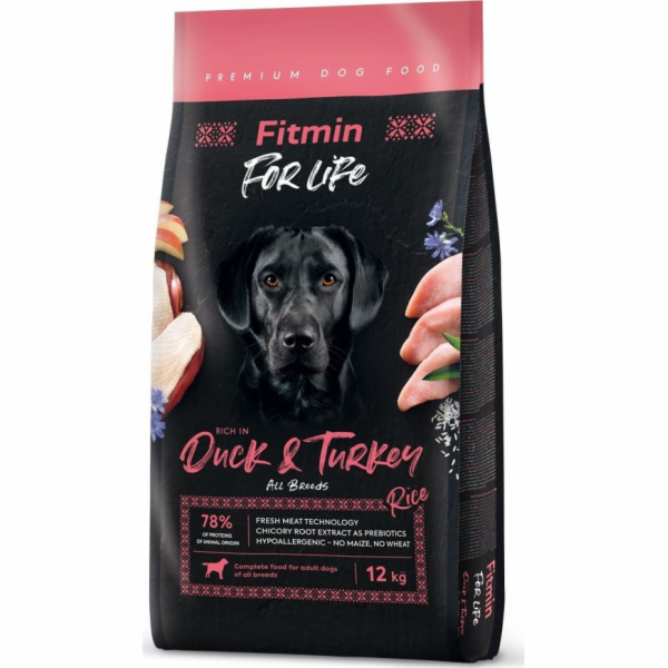 FITMIN Dog For Life Duck & Turkey - dry