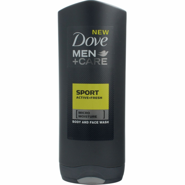 Dove Sprchový gel Men + Care Micro Moisture Body And Face Wash Active Fresh 400 ml