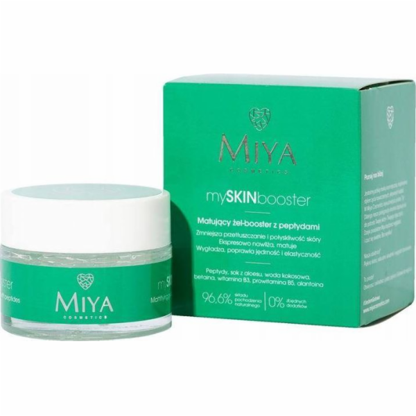 Miya My Skin Booster matující gel-booster s peptidy na obličej 50ml
