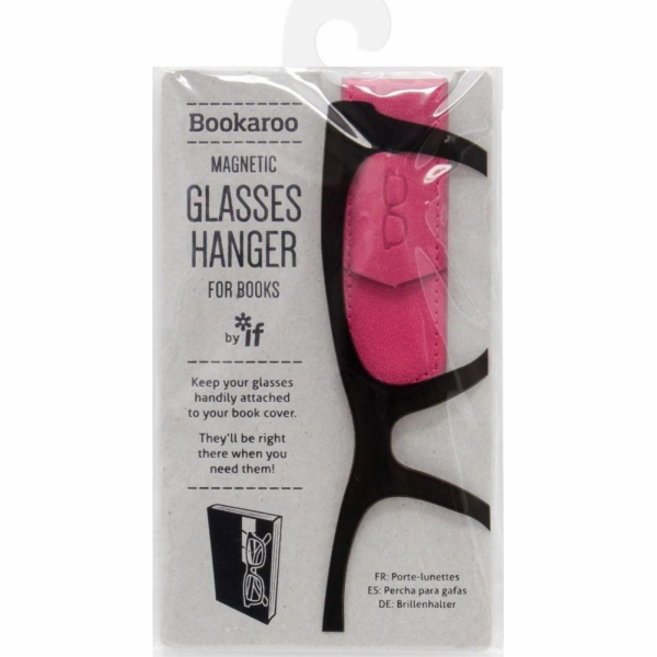 IF Bookaroo Glasses Hanger - růžový držák na brýle