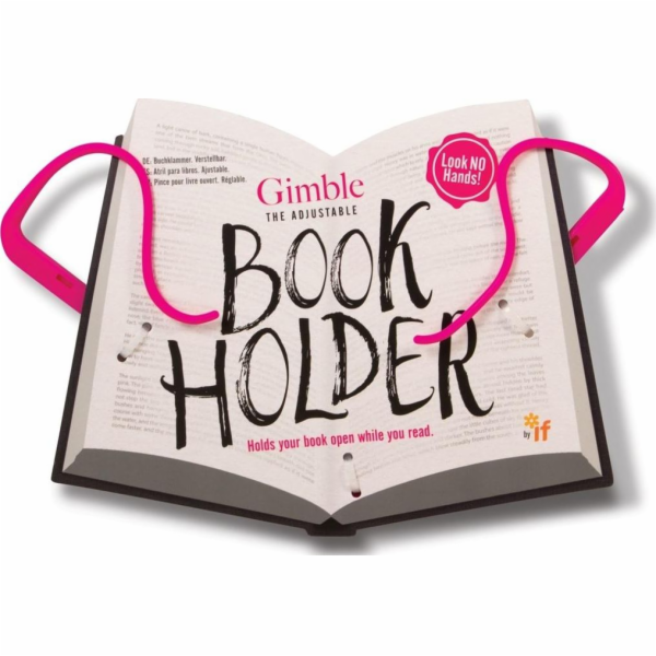 Růžový držák knihy IF Gimble Book Holder na tablet
