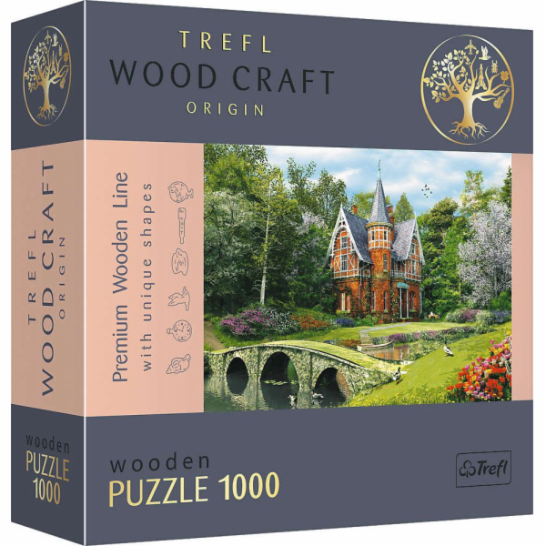 Trefl Dřevěné puzzle 1000 TREFL Viktoriánský dům