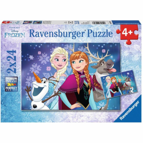 Puzzle Ravensburger 2x24 dílků Frozen - Northern Lights