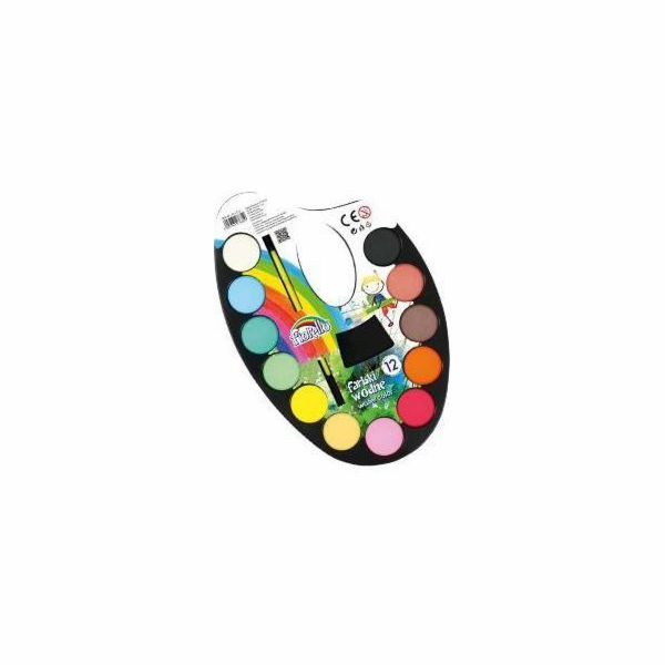 Fiorello Vodové barvy na paletě 12 barev (251585)