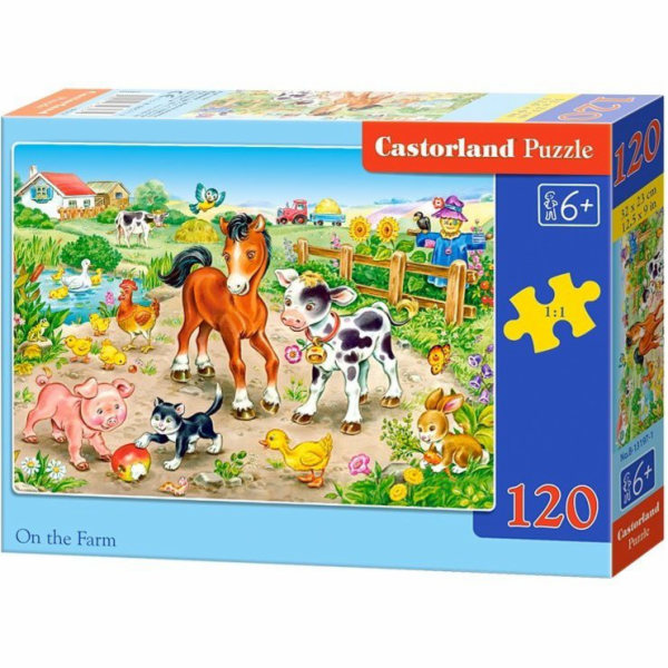Castorland Puzzle Na farmě 120 dílků (257394)