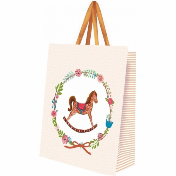 Cozywood Velká dekorativní dárková taška Houpací koník