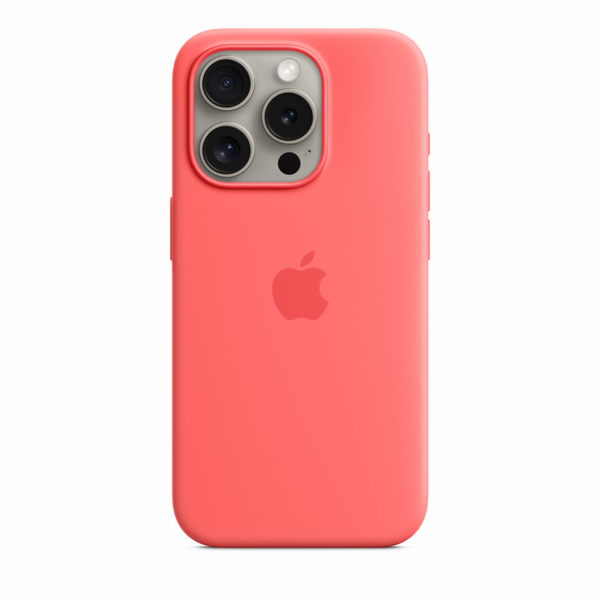 APPLE iPhone 15 Pro Silicone Case with MagSafe - Guava