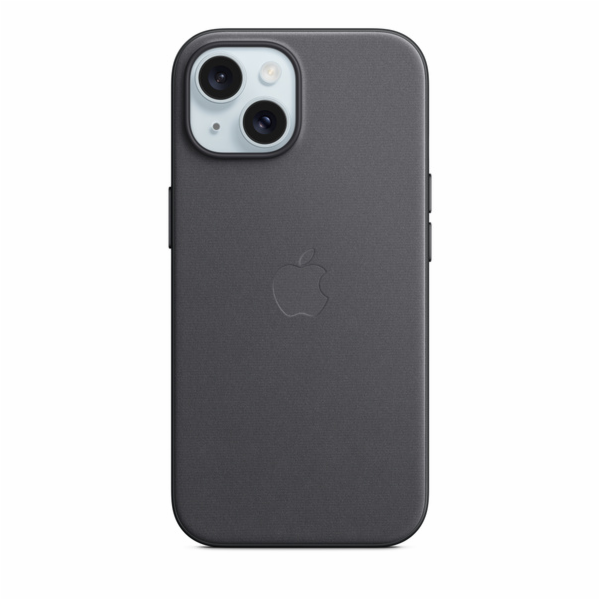 Apple z tkaniny FineWoven s MagSafe na iPhone 15 Plus, černé MT423ZM/A Apple iPhone 15 Plus FineWoven Case s MagSafe - Black